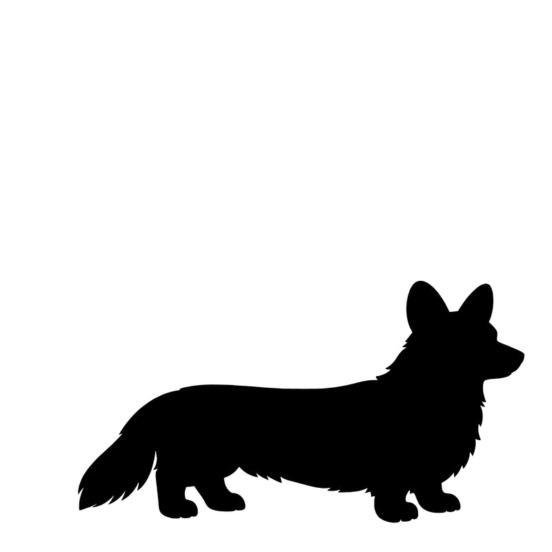 Cardigan Welsh Corgi - enkeltmotiv sticker