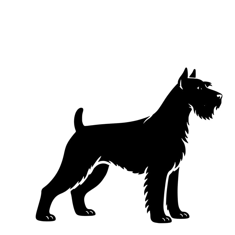 Schnauzer - enkeltmotiv sticker