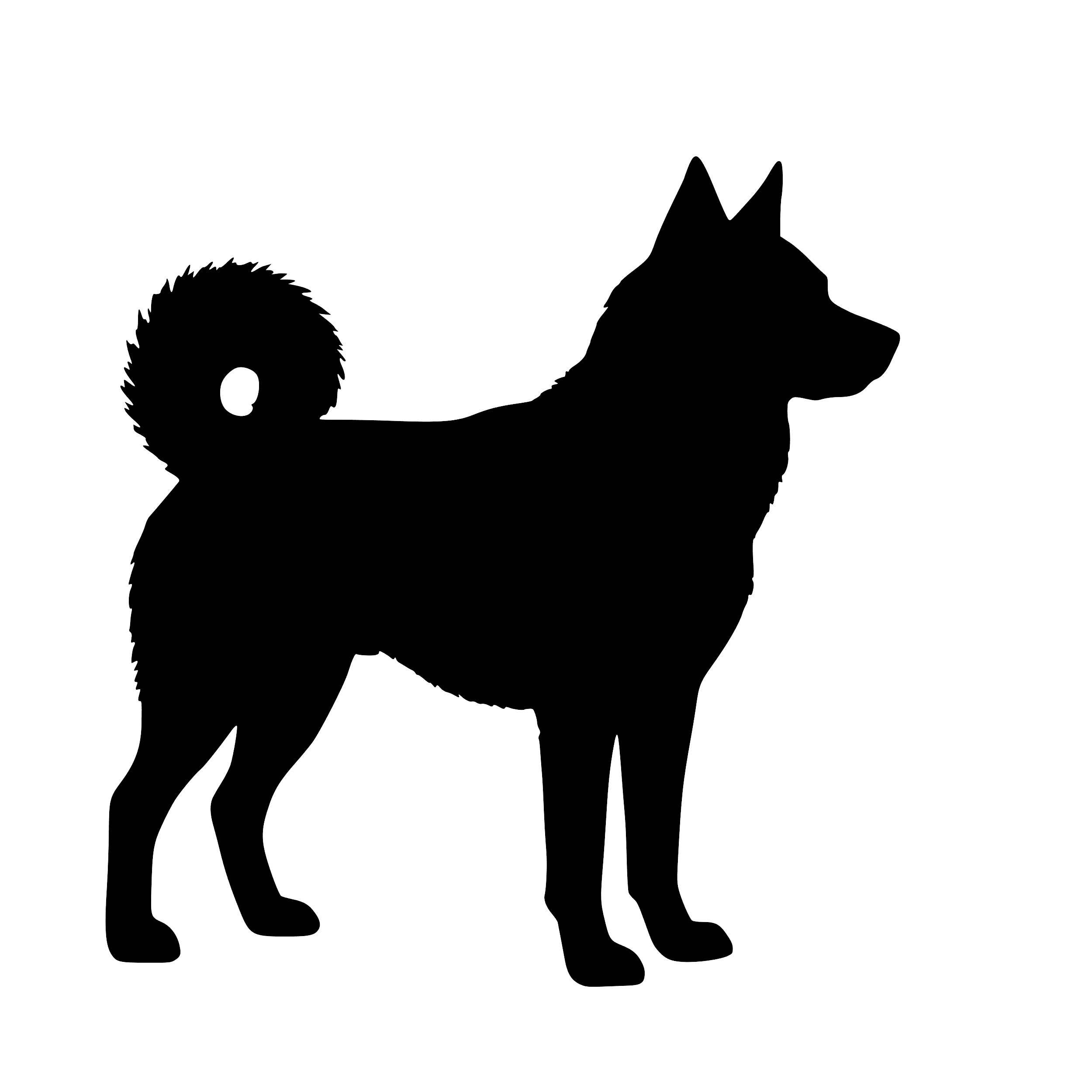 Jämthund – Enkeltmotiv Sticker