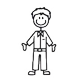 Figur ikon til familie-postkasse