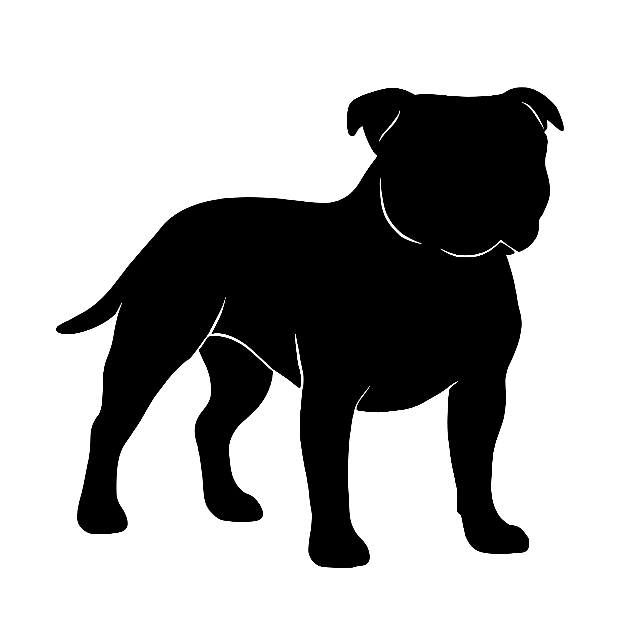 Staffordshire Bull Terrier – Enkeltmotiv Sticker