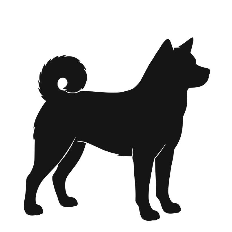 Akita – Enkeltmotiv Sticker