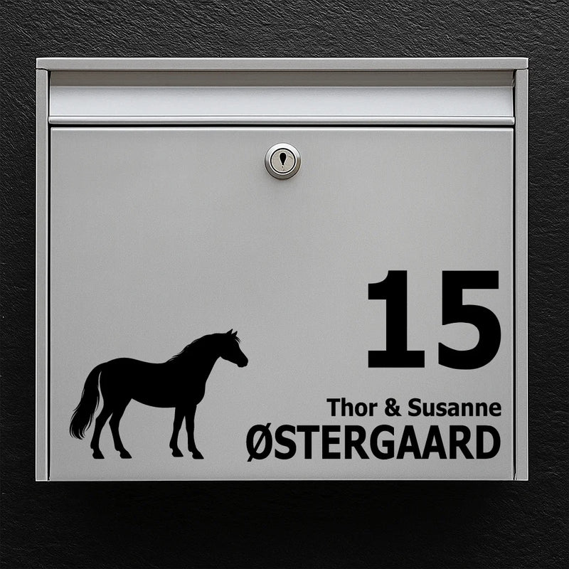 Postkassesticker med Connemara