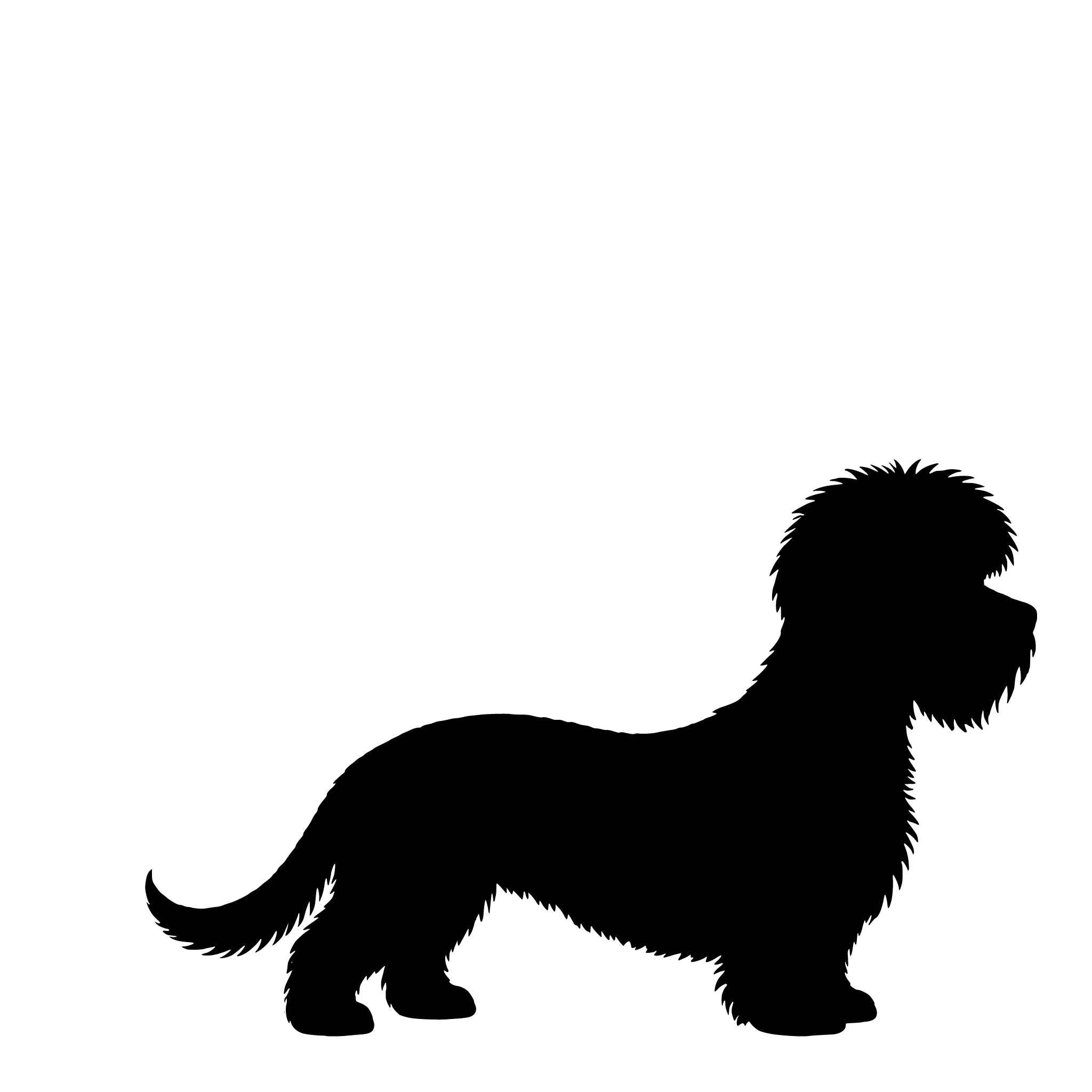 Dandie Dinmont Terrier – Enkeltmotiv Sticker