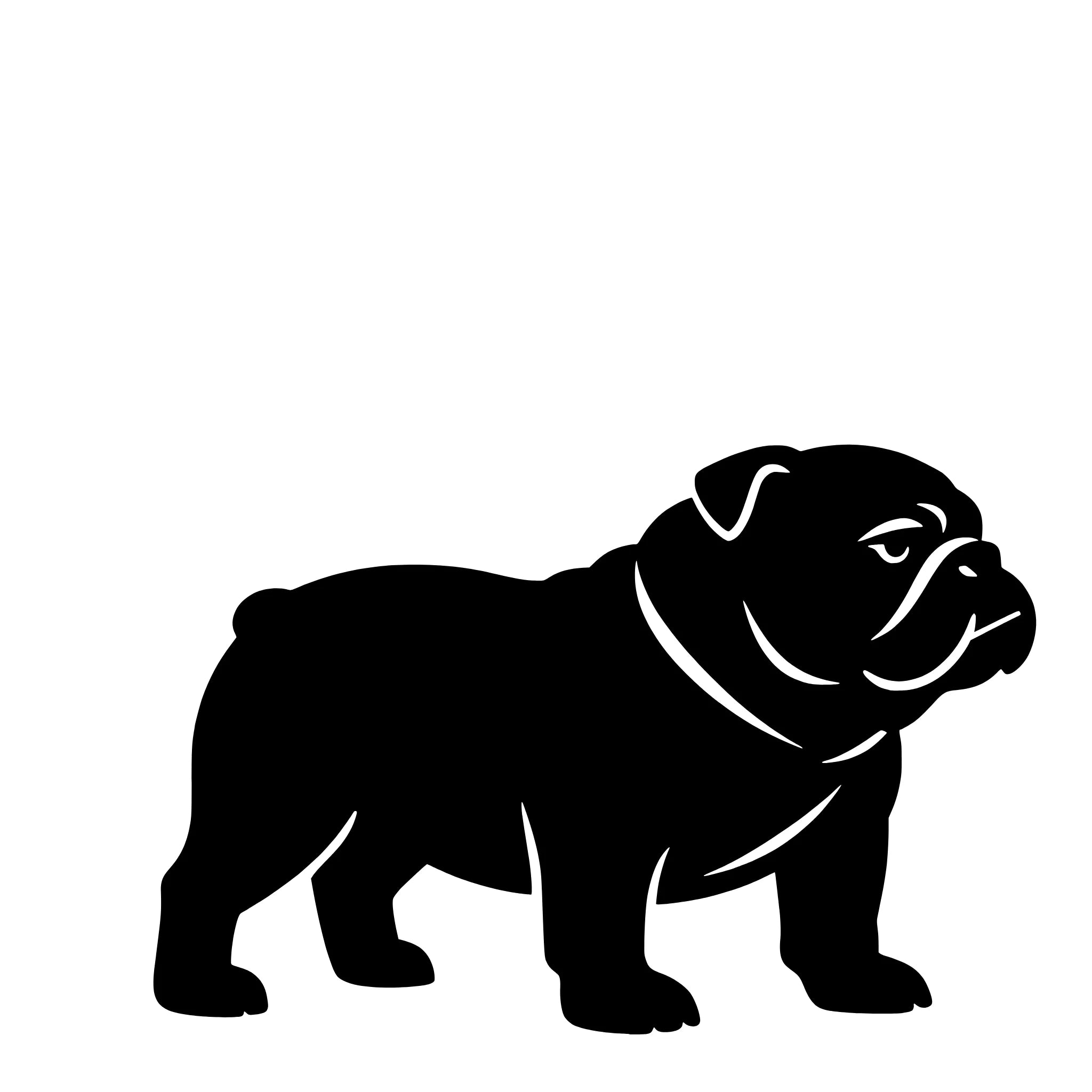 English Bulldog - enkeltmotiv sticker