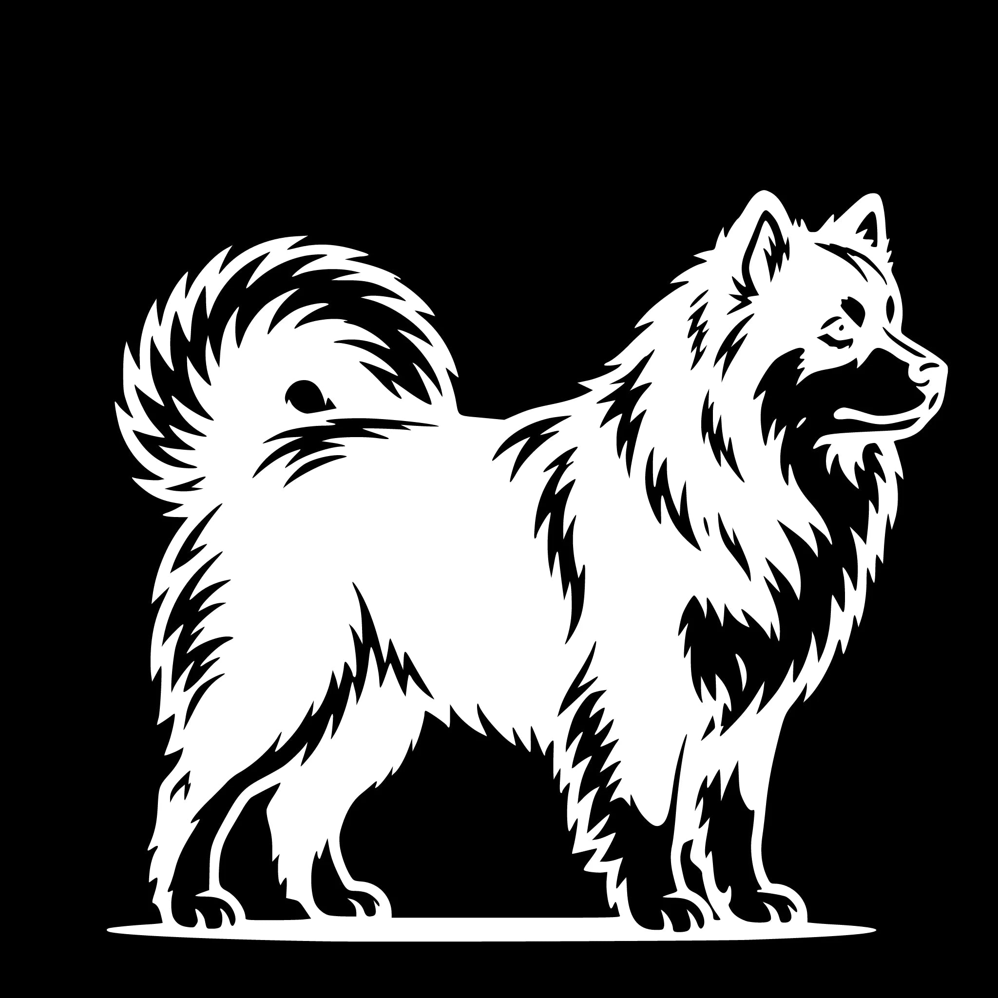 Finsk lapphund - enkeltmotiv sticker
