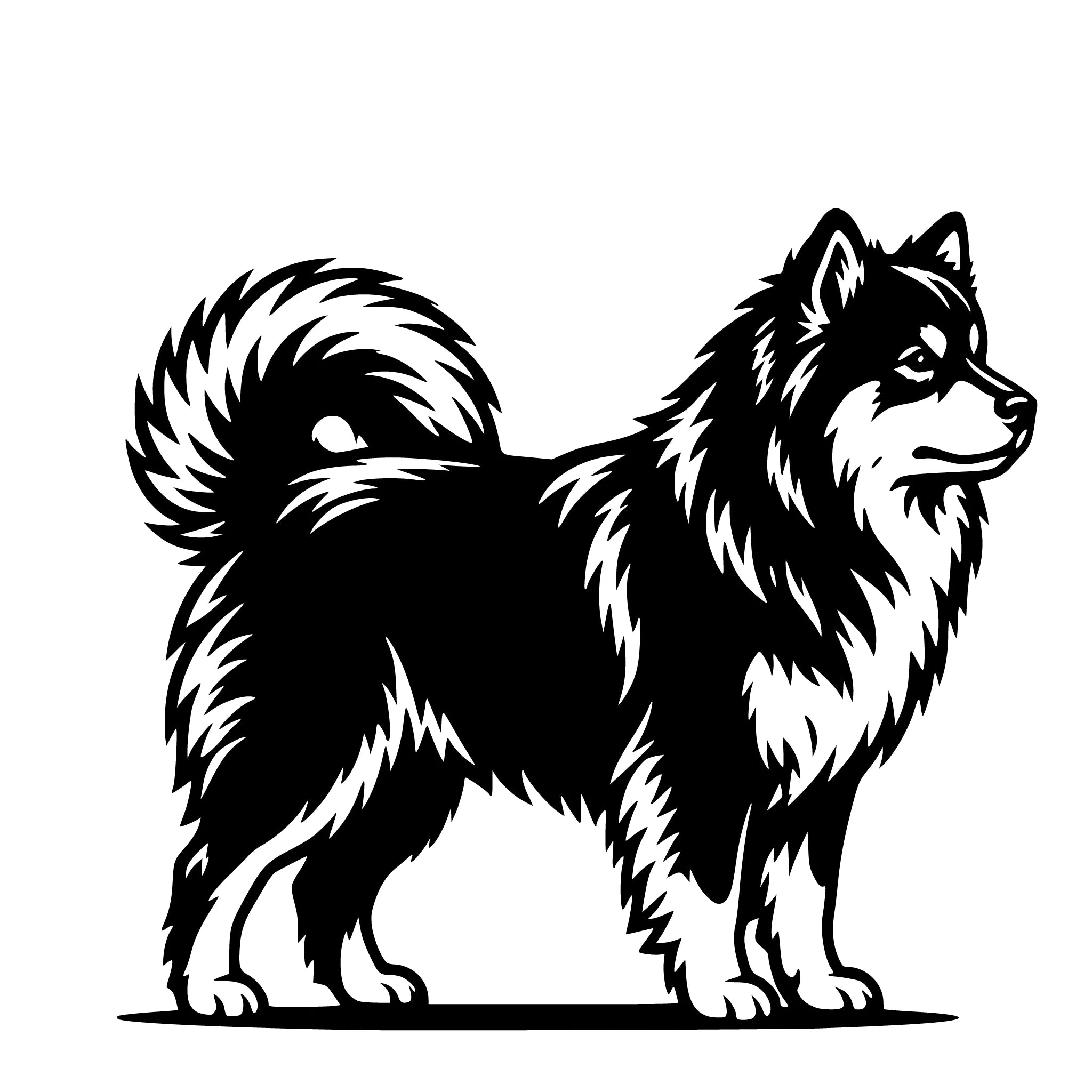 Finsk lapphund - enkeltmotiv sticker