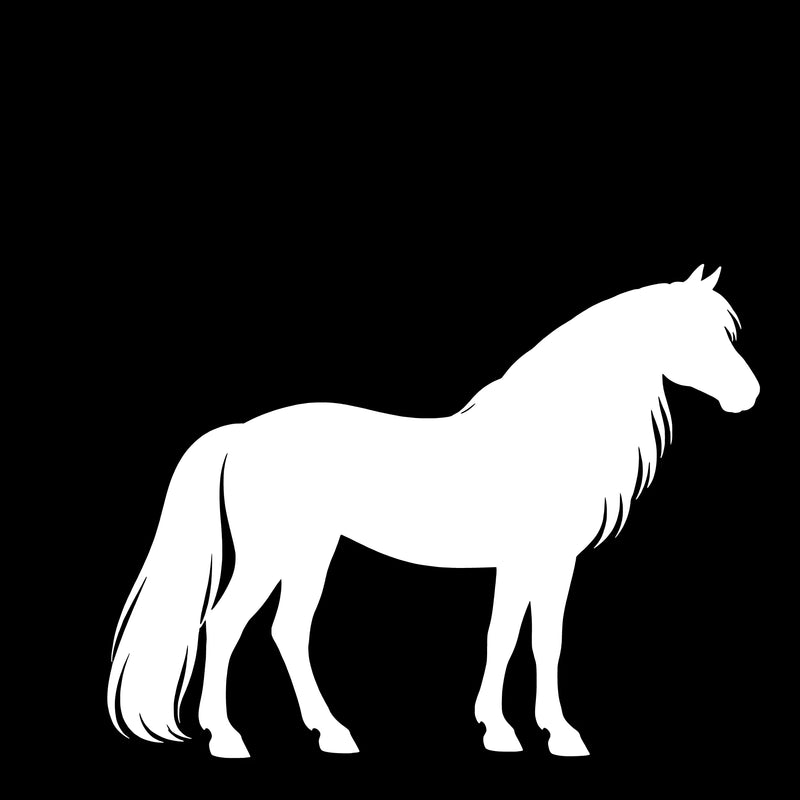 Haflinger – Enkeltmotiv Sticker