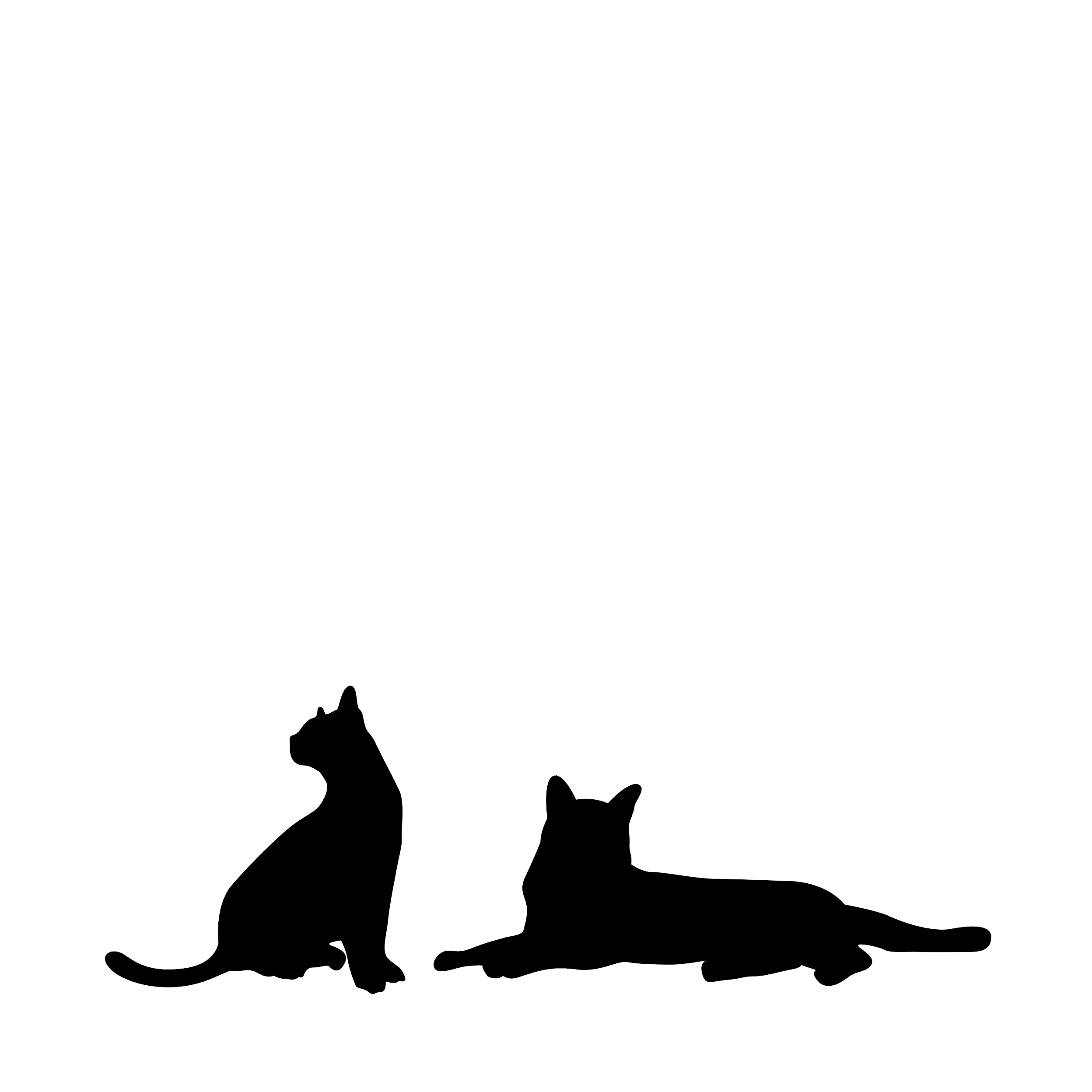 Kat– Enkeltmotiv Sticker