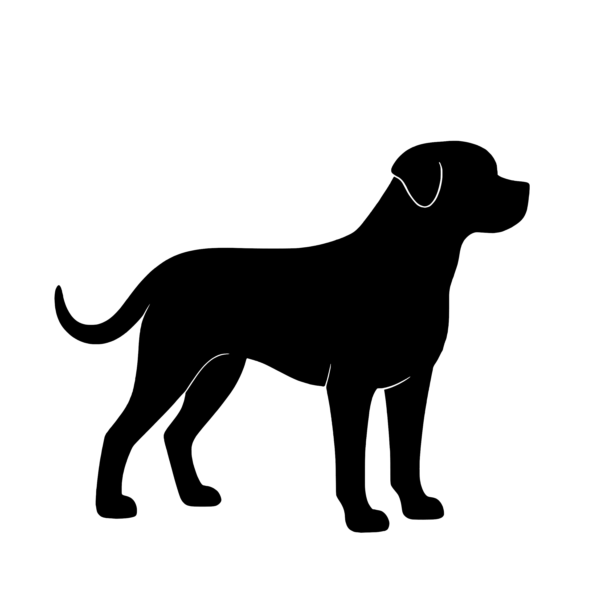 Rottweiler – Enkeltmotiv Sticker