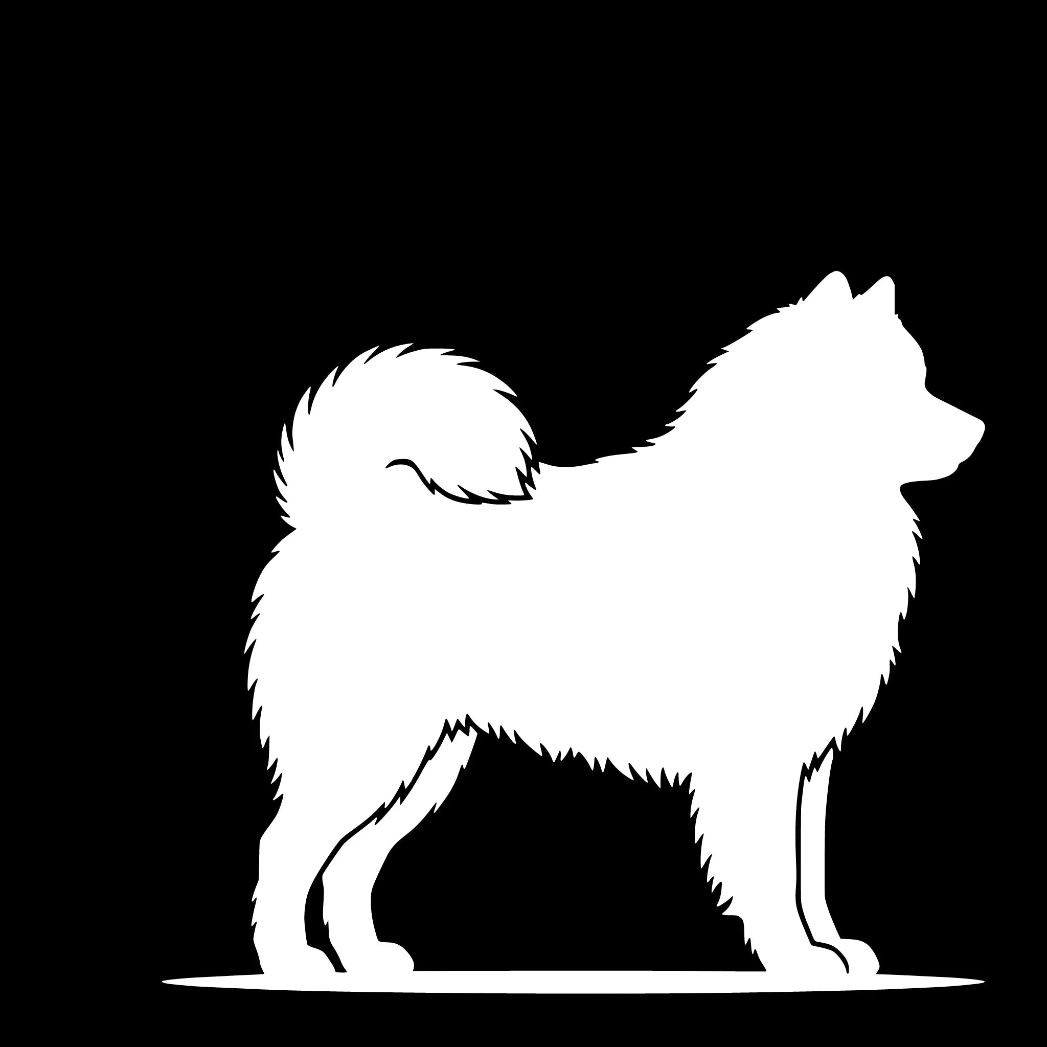 Samojed - enkeltmotiv sticker