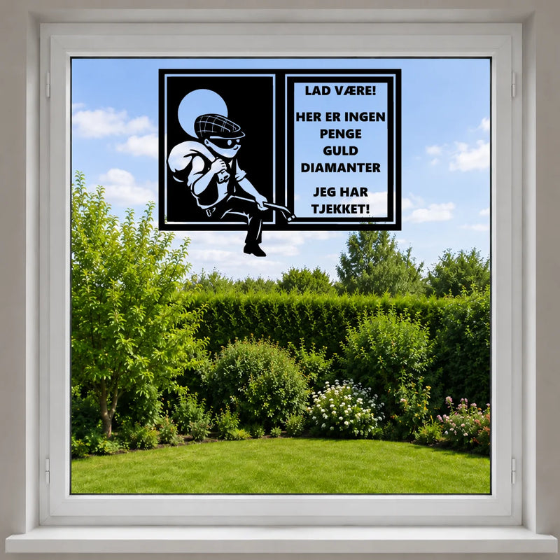Tyv – vinduessticker