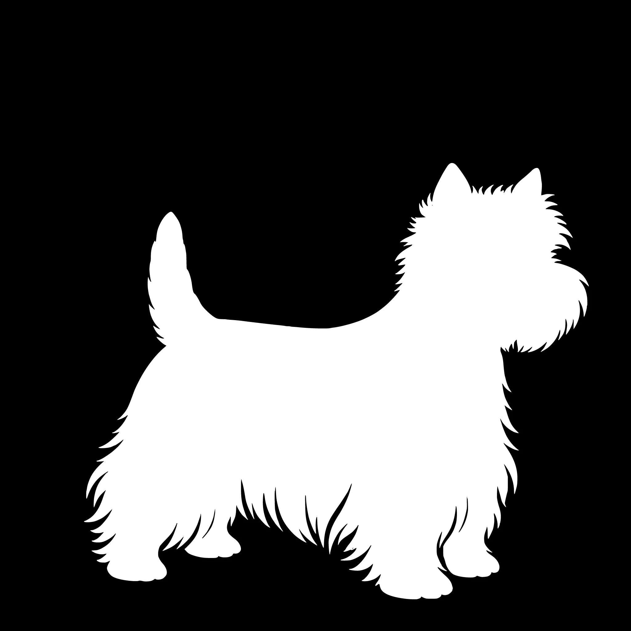 West Highland Terrier (Westie) - enkeltmotiv sticker